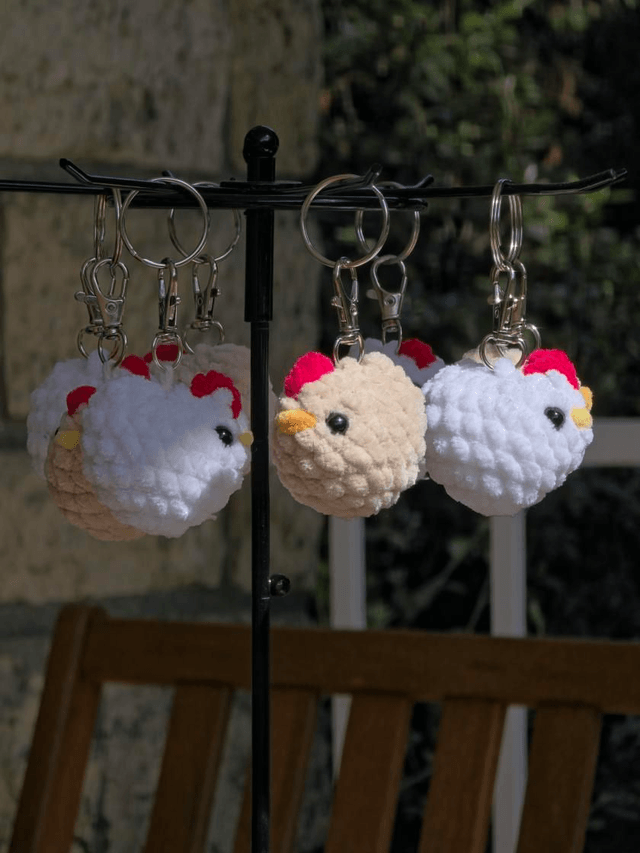 Porte clés Poule 