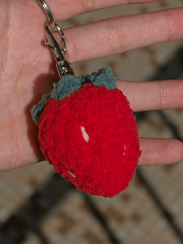 Porte clés Fraise