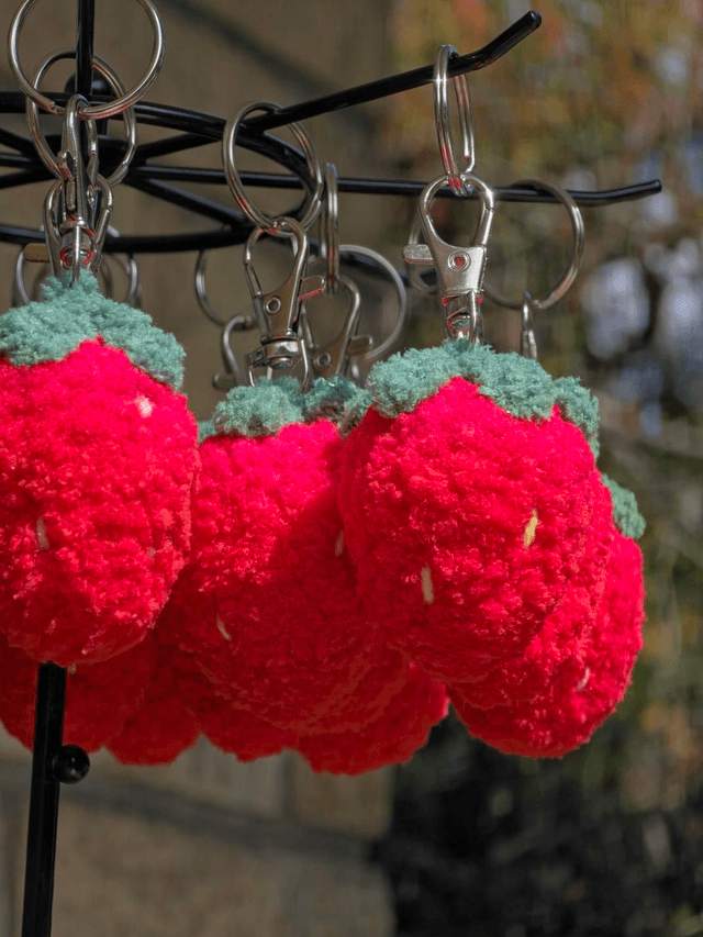 Porte clés Fraise